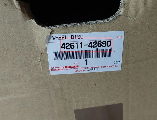 TOYOTA RAV4 5 generation (XA50) (2018-2024) Sada kol 4261142690 29475415