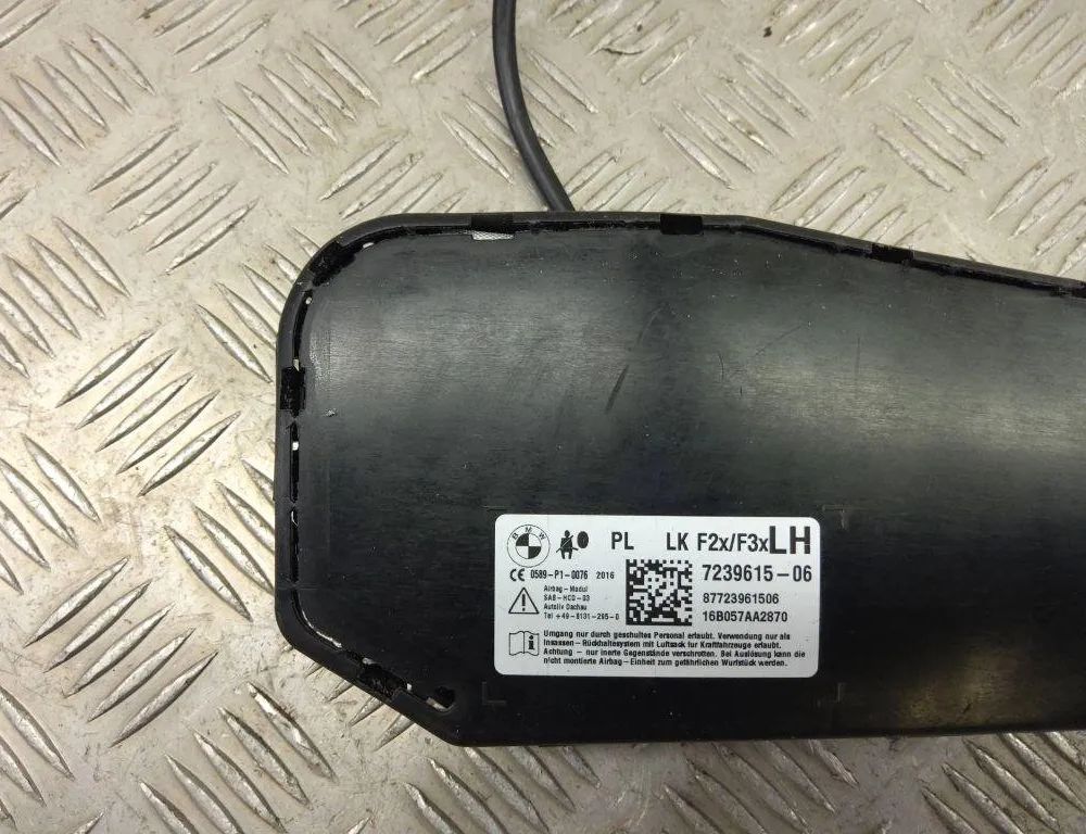BMW 3 Series F30/F31 (2011-2020) Airbag SRS pro levé přední sedadlo 7239615 31017934