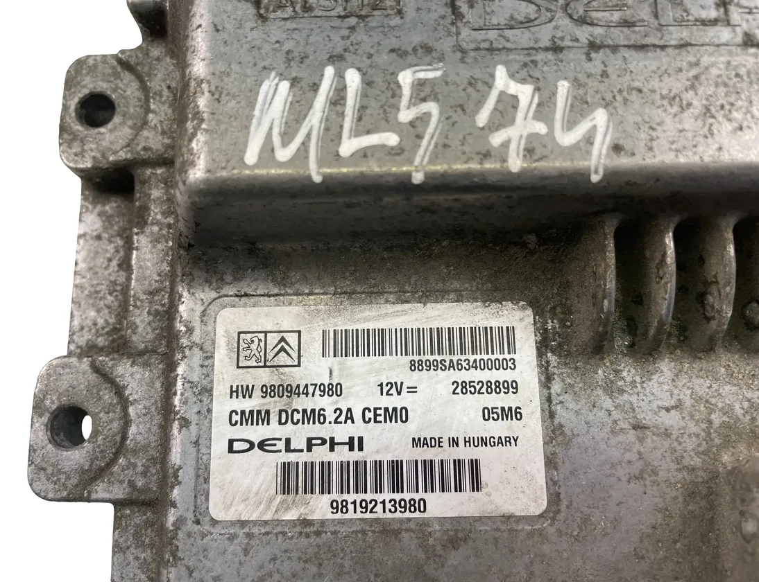 PEUGEOT 308 T9 (2013-2021) Блок управления двигателем 9809447980 34059167