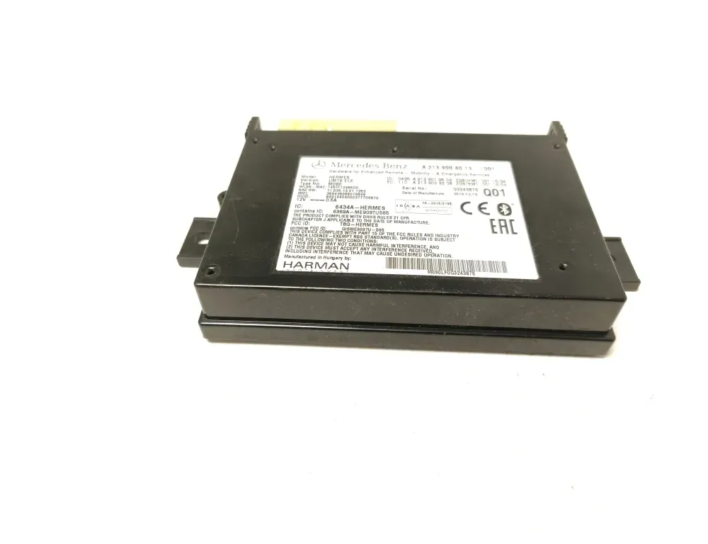 MERCEDES-BENZ C-Class W205/S205/C205 (2014-2023) Bluetooth ovládací jednotka A2139008013,A2139019503,A2139029208 34855583