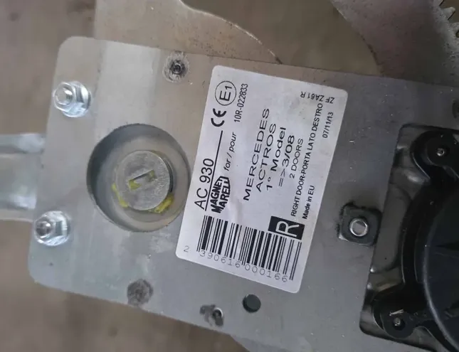 MERCEDES-BENZ ACTROS (1996-2002) Стеклоподъемник передней правой двери 10r022833,ac930,A0007200179 34283926