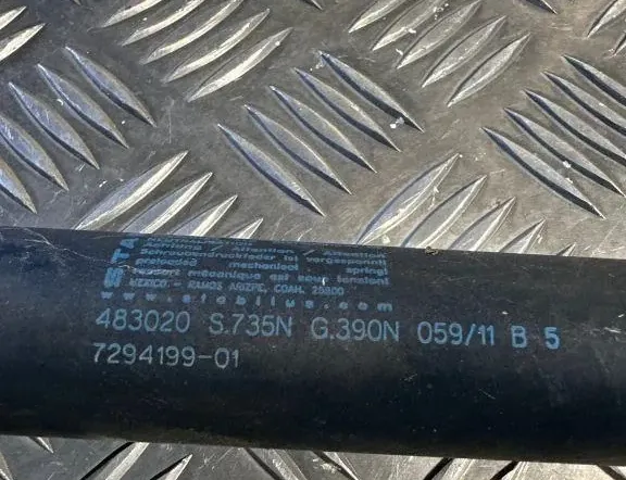 BMW X5 E70 (2006-2013) Levý plynový tlumič na zadní vrata 7294199 34852964