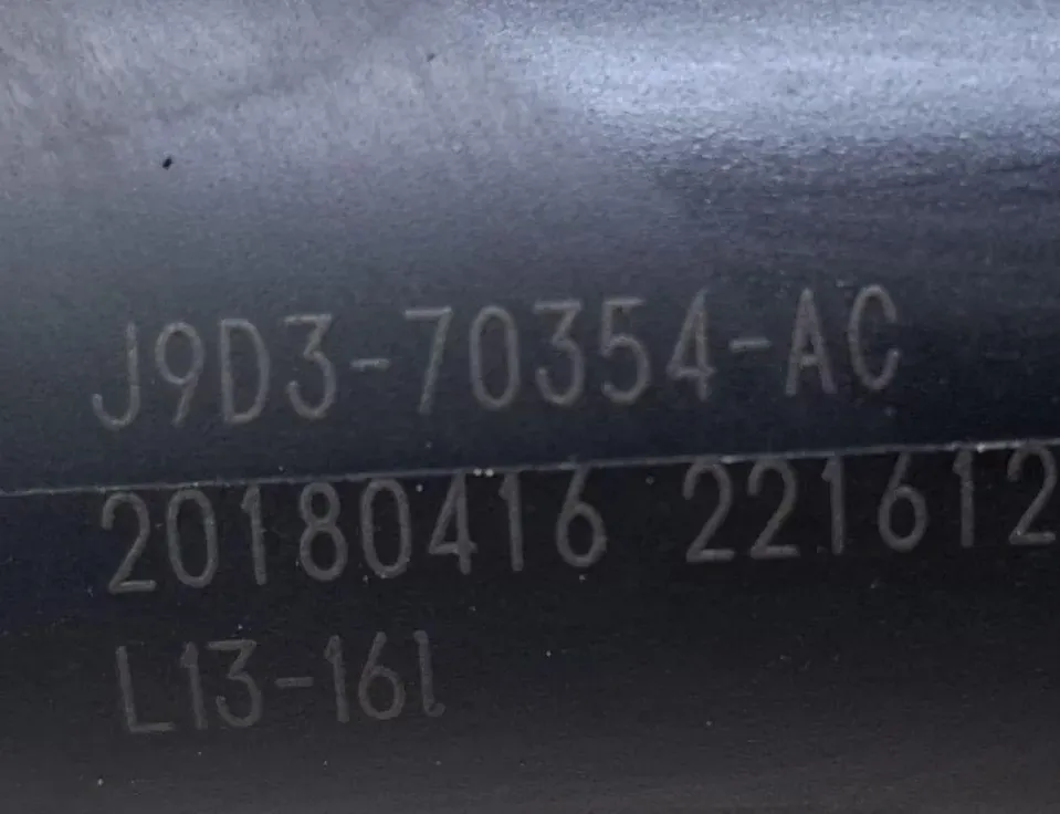 JAGUAR I-Pace 1 generation (2018-2023) Pravý plynový tlumič na zadní vrata J9D370354AC 34836970