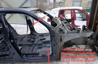 VOLKSWAGEN Atlas 1 generation (2017-2024) Pravý přední čtvrtletí panel 3QF804184 33804932