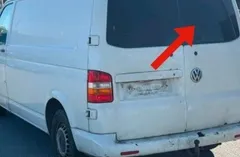 VOLKSWAGEN Transporter T5 (2003-2015) Pravé zadní dveře okenní sklo 7H1845502K 34780033