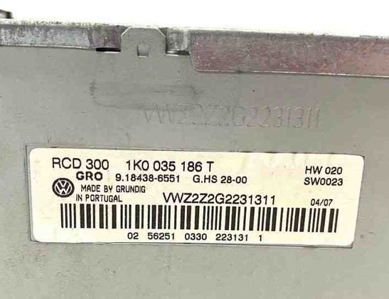 VOLKSWAGEN Passat Variant 1 generation (2010-2024) Hudební přehrávač s GPS 1K0035186T,9184386551,GHS2800 24725183