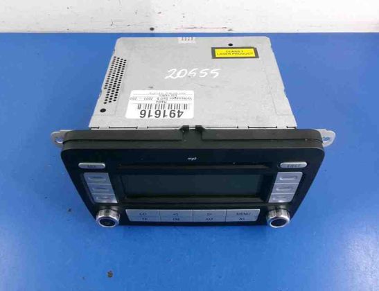 VOLKSWAGEN Golf 6 generation (2008-2015) Hudební přehrávač s GPS 1K0035186AF 31272970
