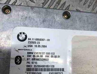 BMW 5 Series E60/E61 (2003-2010) Bluetooth Control Unit 6950207,23292523,00E00C539B22 22991006